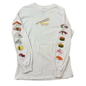 Primitive + Kikkoman collab long sleeve sushi shirt
